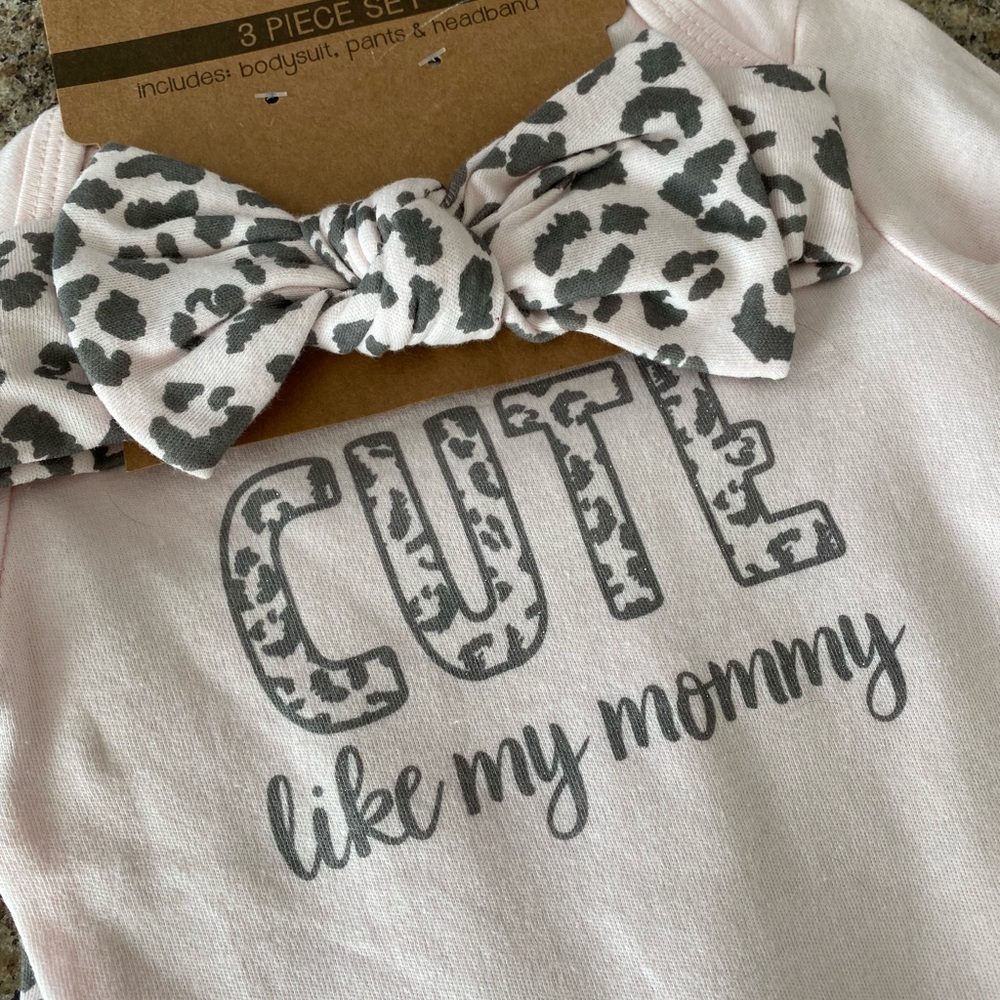Chickpea 3 Piece Baby Girl Set
